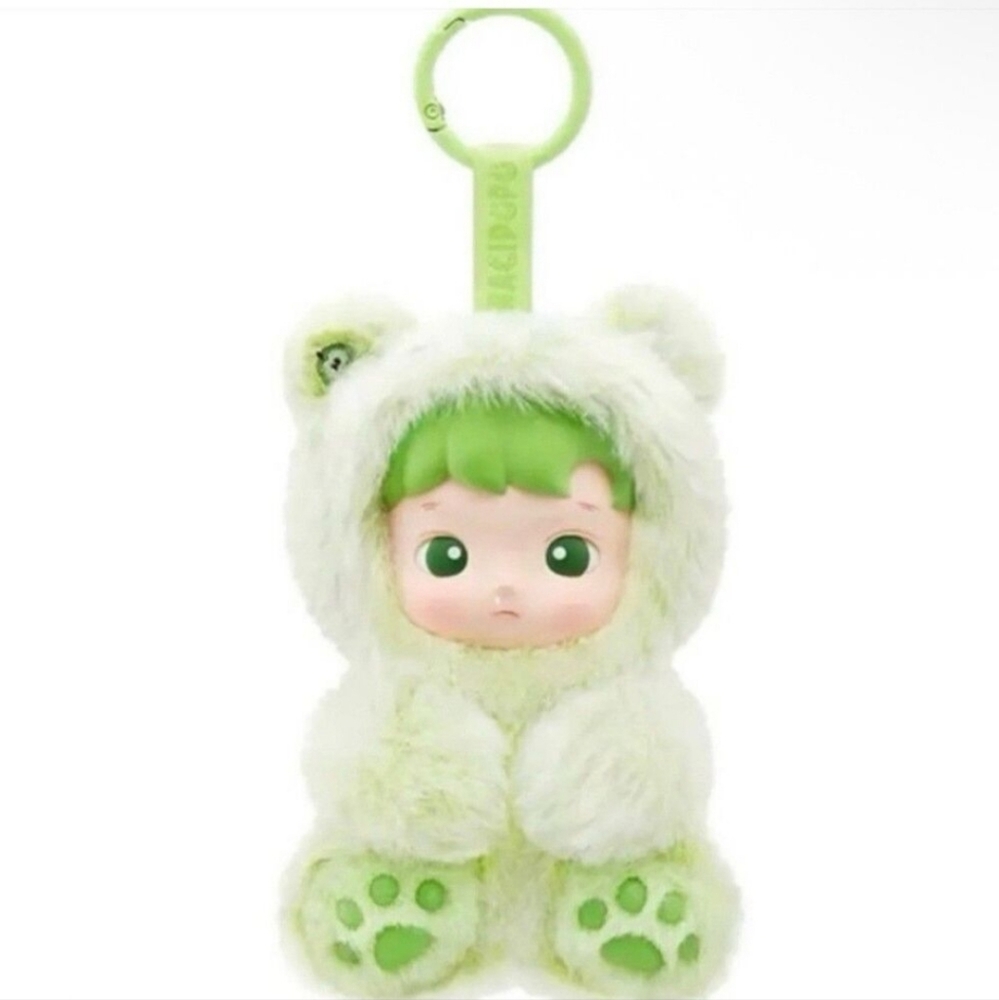 Pop Mart Hacipupu Gummy Bear Vinyl Plush Pendant Blind Box Authentic Green Apple
